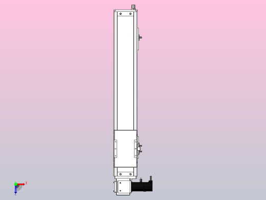 ECB10-500-LU直线模组俯视缩略图