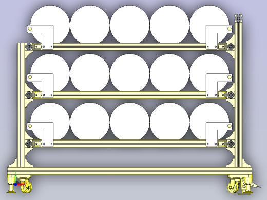 一款绕线圈储料器3D模型前视缩略图