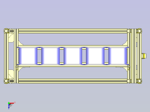 一款绕线圈储料器3D模型俯视缩略图