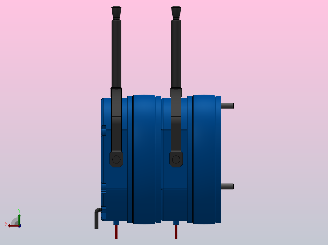 MD-D型电磁圆盘式制动器_MD9-D-15-RL-DC24V后视图