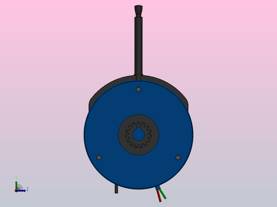 MD-D型电磁圆盘式制动器_MD9-D-15-RL-DC24V左视图