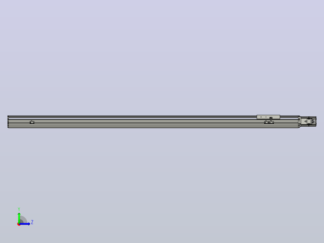 MT136BS半封闭丝杆滑台[MT136BS.L#.1450.BC.P40.C3]左视图