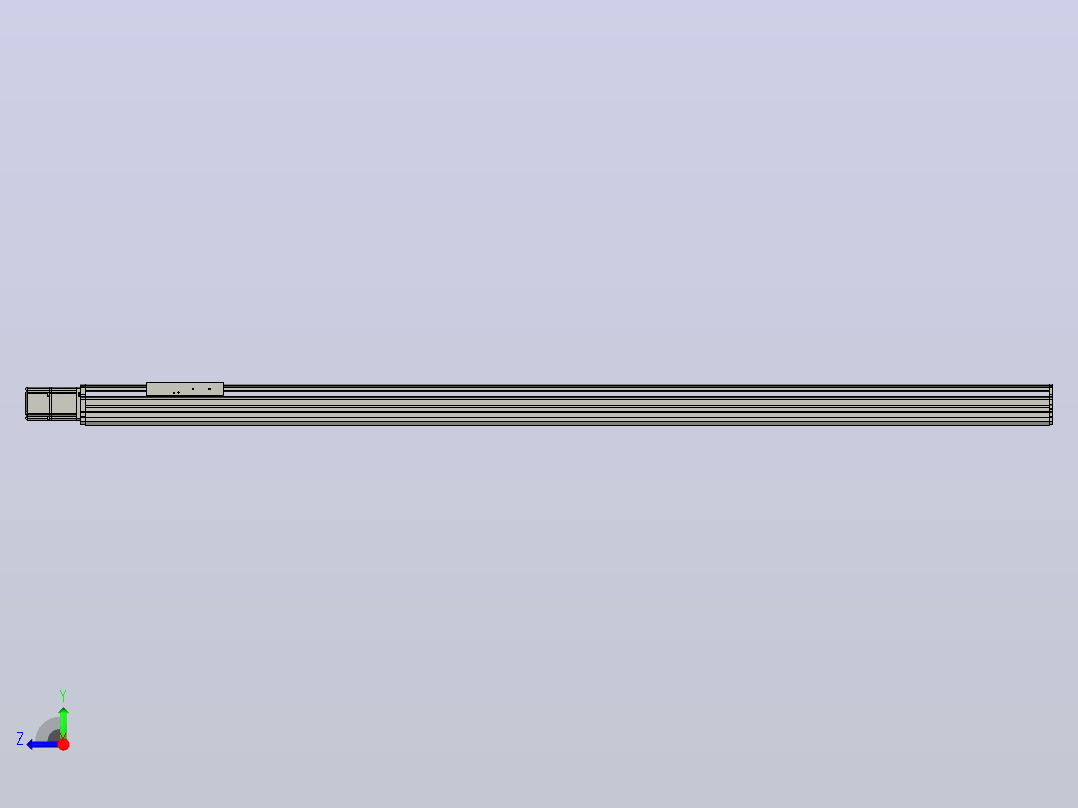 MT136BS半封闭丝杆滑台[MT136BS.L#.1450.BC.P40.C3]右视图