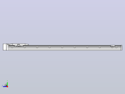 滚珠丝杠直线轴内置导轨TPA-GCR-150-2010C-L1100-MR-M75-N3右视缩略图