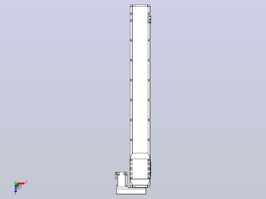 滚珠丝杠直线轴内置导轨TPA-GCR-150-2010C-L1100-MR-M75-N3俯视缩略图