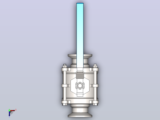 DQP-01手动卡式球阀[DQP-01-DN32]俯视缩略图