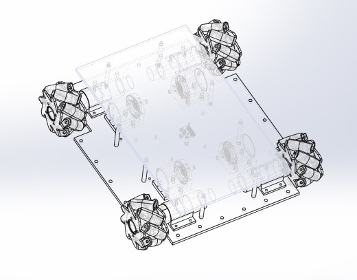 自动化导引车AGV麦克纳姆轮小车3D图缩略图