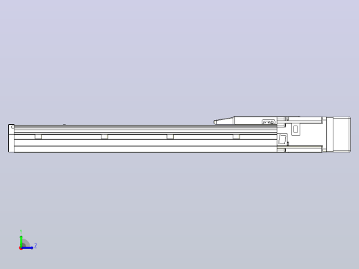 滚珠丝杠直线轴内置导轨TPA-GCR-150-2010C-L450-MR-M75-N3左视缩略图