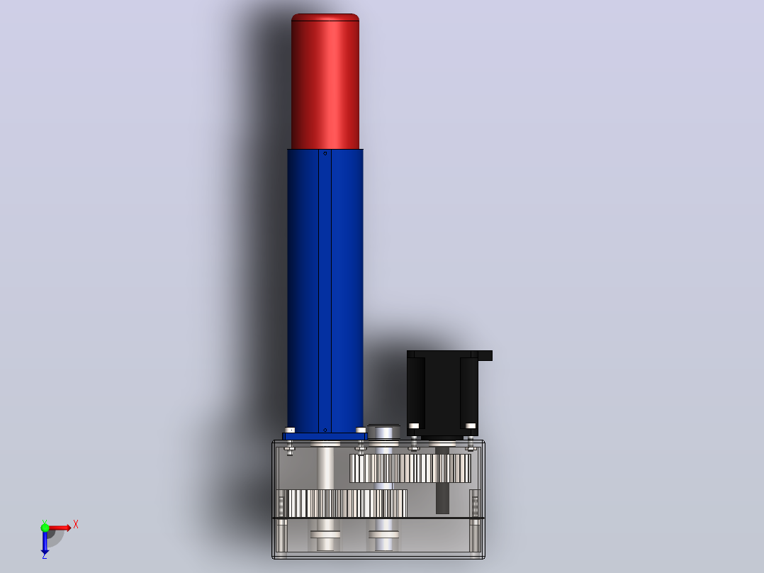 Linear+Actuator+—+线性执行器俯视图