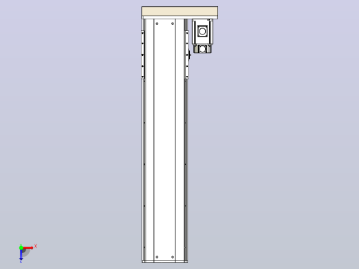 日规模组半封闭丝杆TPA-HNR-220D-3210C-L800-ML-C-P1K-N3俯视缩略图