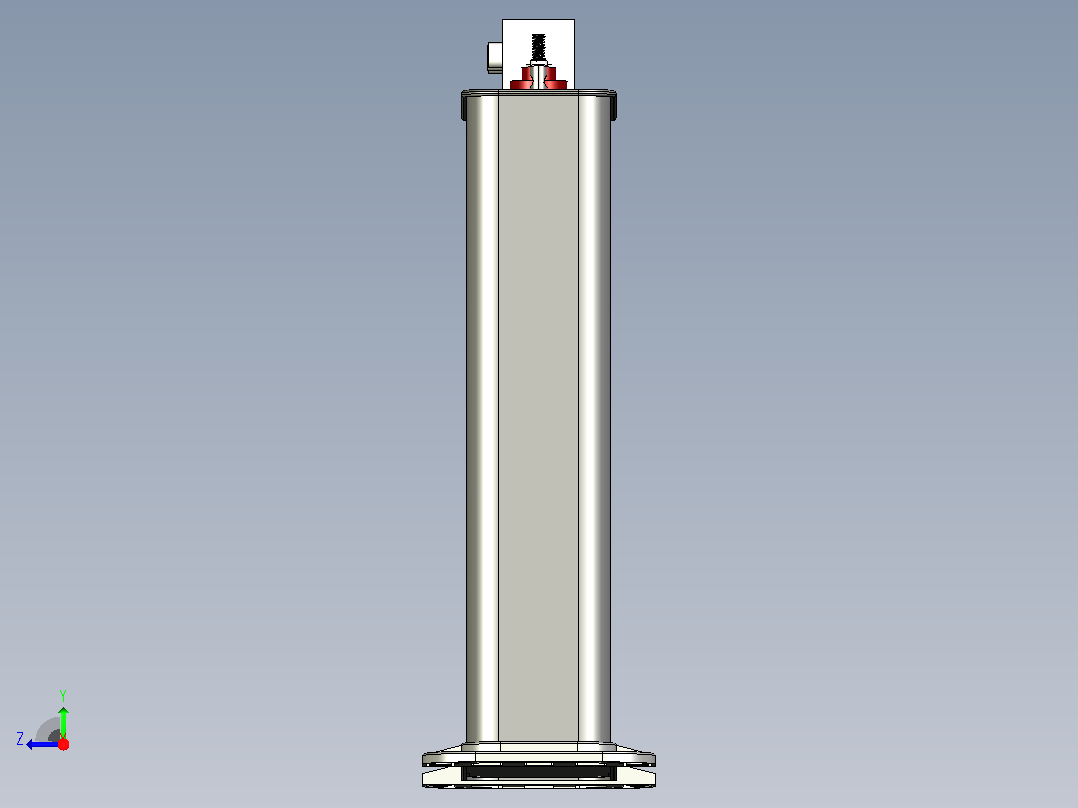 BZMJ0.4-25～30-3YN自愈式低电压并联电容器三维模型202202右视图