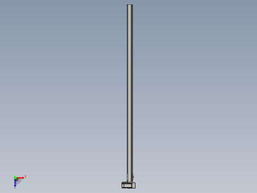 皮带直线轴半封闭可选导轨TPA-HNB-65S-90-L1900-RU-C-P10-N3俯视缩略图