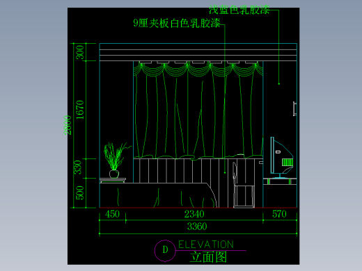 家装类CAD土块(二)-FH01126D