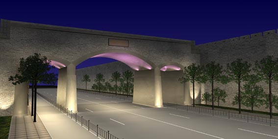 人行天桥CAD设计图纸建筑图施工图桥梁设计拱桥过街天桥素材