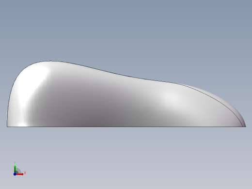 solidworks 自行车坐垫前视缩略图