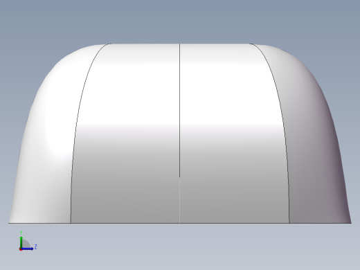 solidworks 自行车坐垫左视缩略图