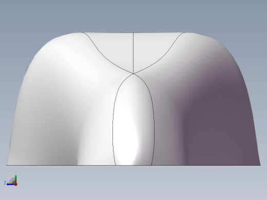 solidworks 自行车坐垫右视缩略图