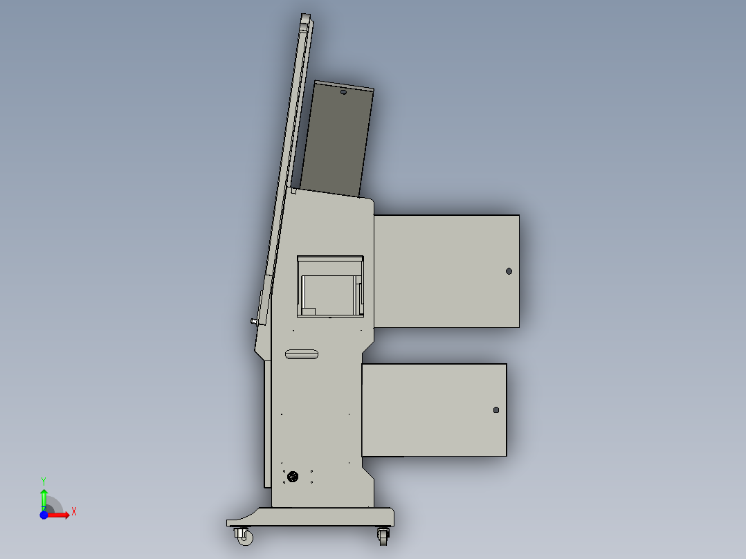 微信打印机前视图