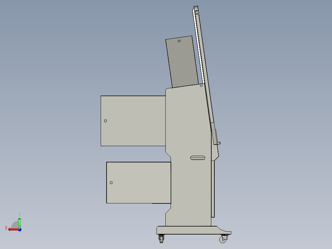 微信打印机后视图