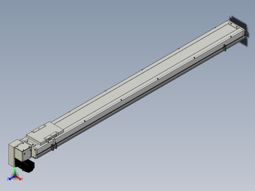 Toyo东佑达直线模组-ECB14-1400-LD正等轴测缩略图