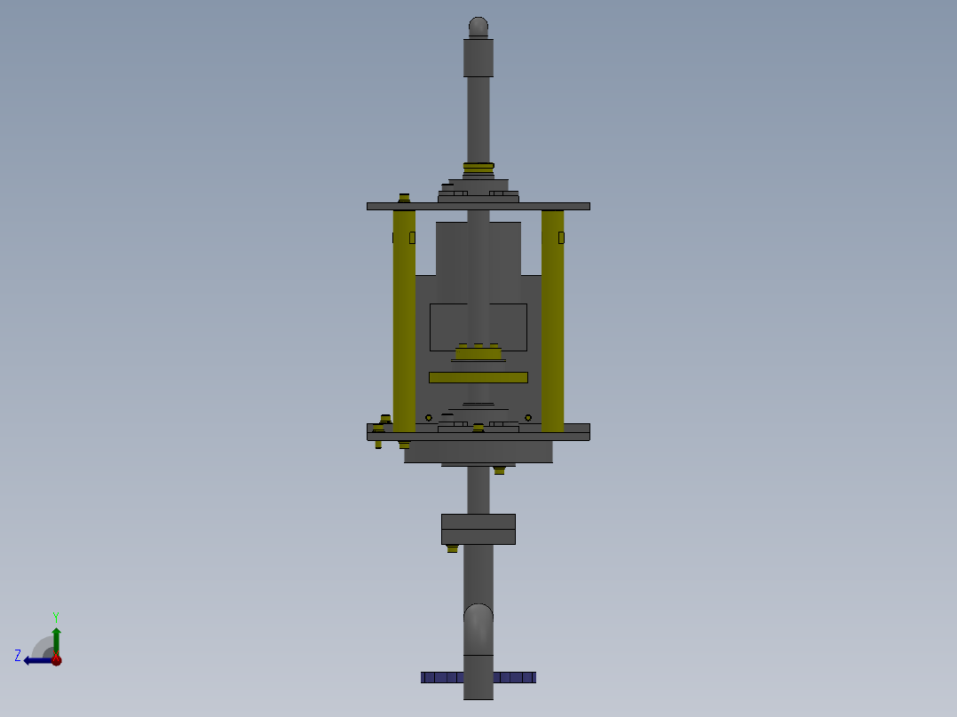 M5 旋转式零件清洗组件右视图
