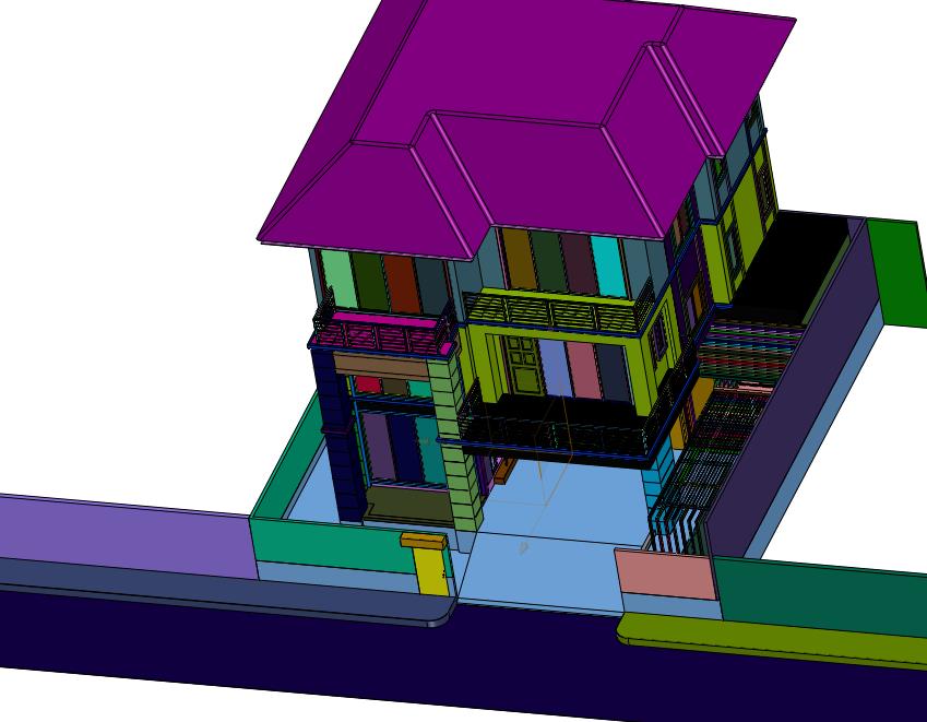 独栋三层现代风别墅