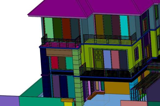 独栋三层现代风别墅缩略图