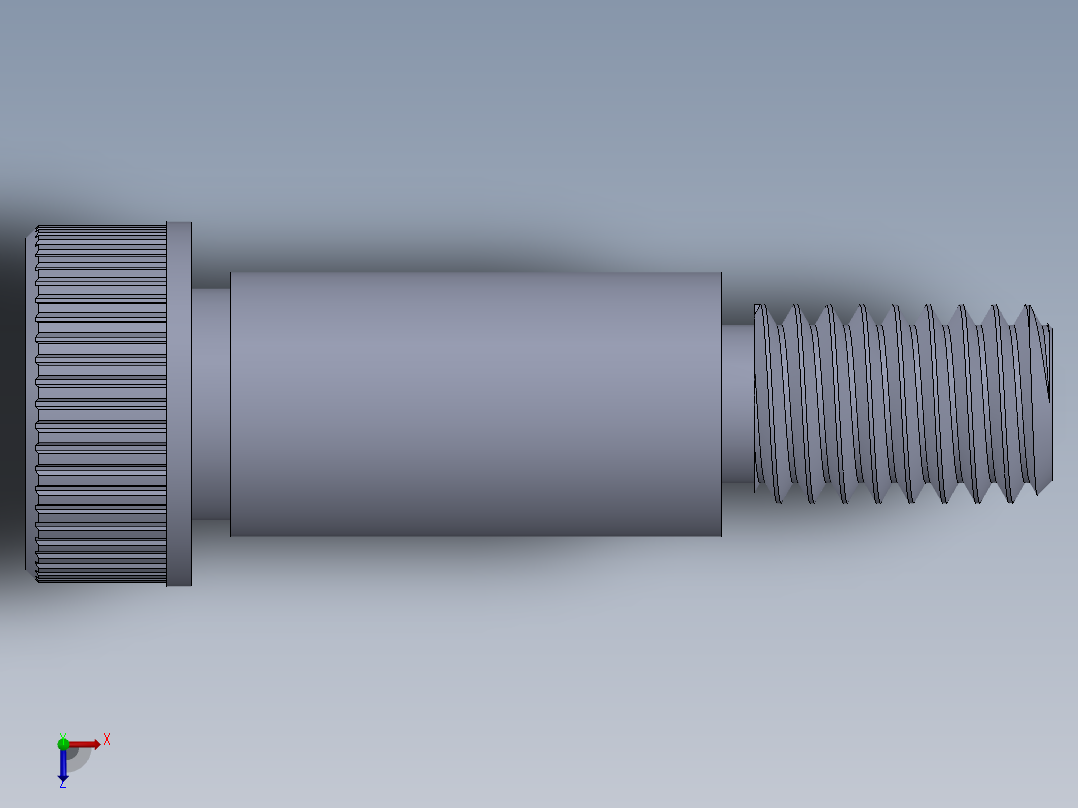 公制SH螺栓选择（DME）-SB DME PM6 x16.SLDPRT俯视图