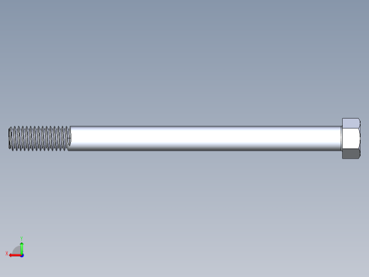 UNC 六角螺栓-Hex Bolt 0.4375-14 x 6后视缩略图