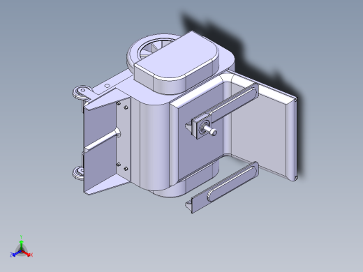 履带式爬楼梯电动轮椅设计-含三维catia图