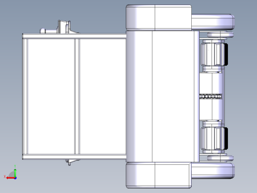 履带式爬楼梯电动轮椅设计-含三维catia图后视缩略图