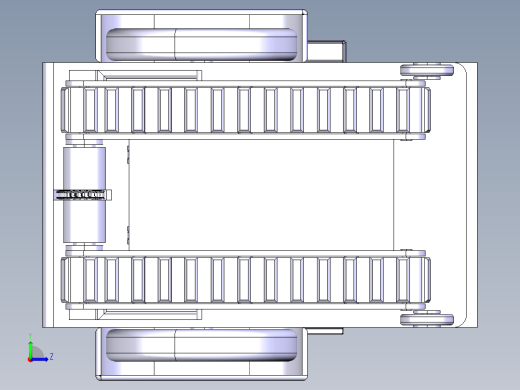 履带式爬楼梯电动轮椅设计-含三维catia图左视缩略图