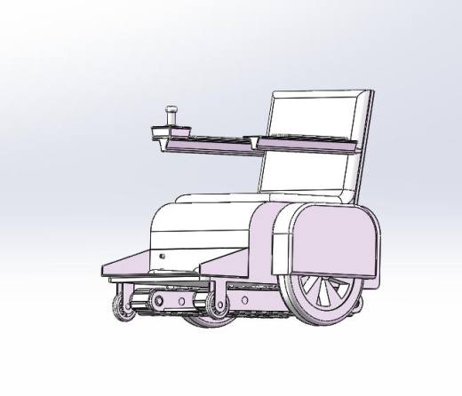 履带式爬楼梯电动轮椅设计-含三维catia图缩略图