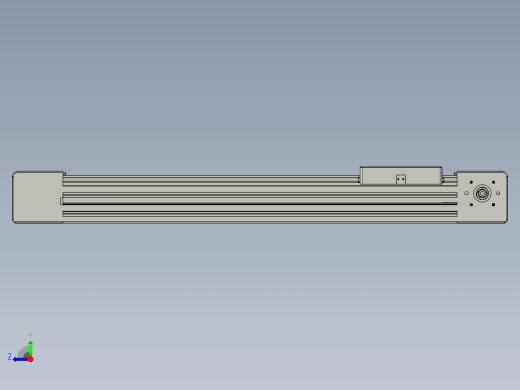 威洛博直线电机模组EB6-L140-S450-光轴右视缩略图