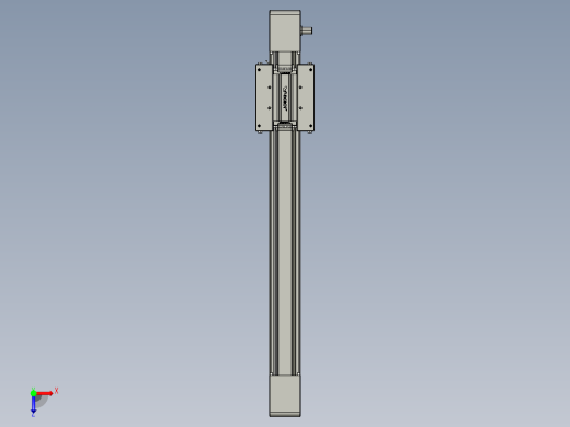 威洛博直线电机模组EB6-L140-S450-光轴俯视缩略图