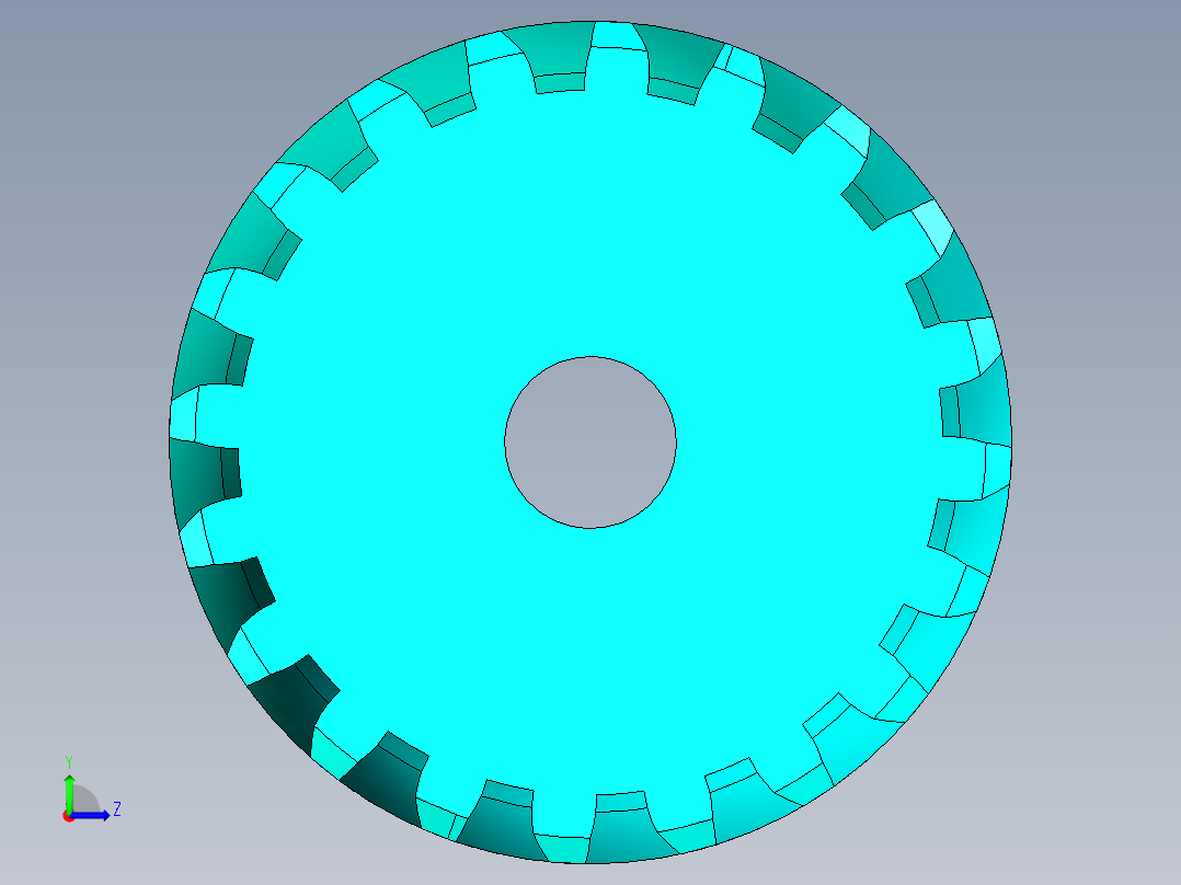 齿轮啮合 (73)左视图