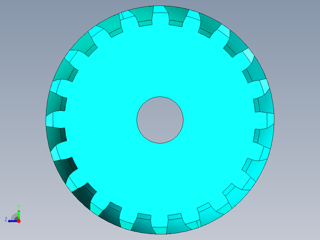 齿轮啮合 (73)右视图