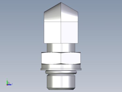 卡套式工业通用硬管接头EO_Adjustable_Locknut_elbow_WEE10SMOROMDCF左视缩略图
