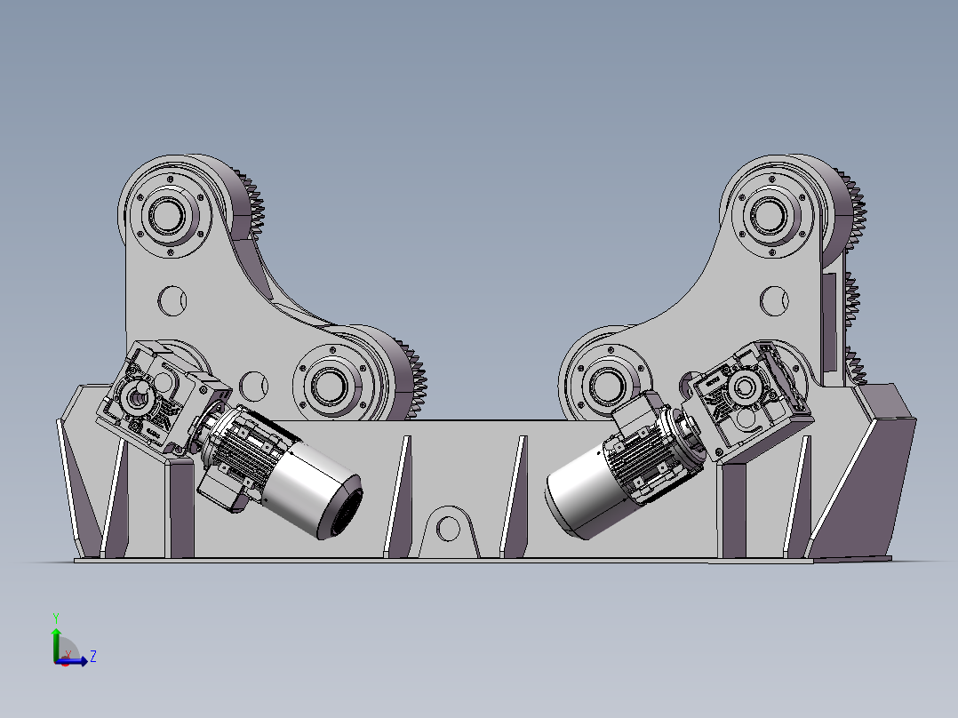 压力容器旋转器结构