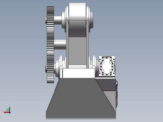 压力容器旋转器结构后视缩略图