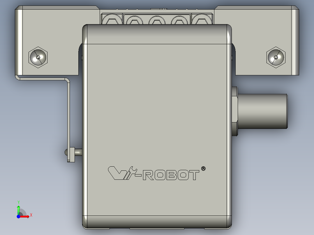 威洛博直线电机模组EB6-L140-S1000-光轴前视图