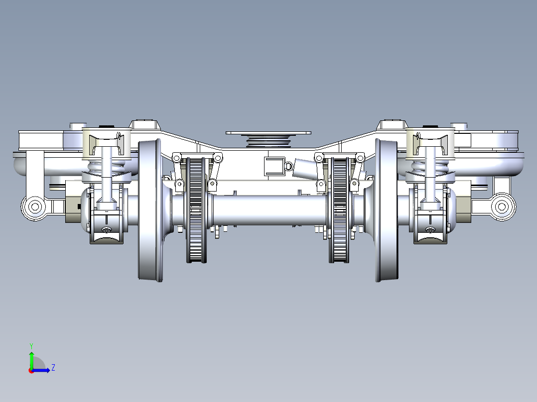 SW-160转向架左视图