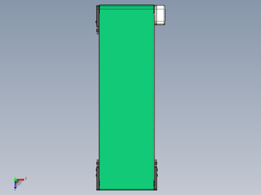LE-XC4040-刀口输送右边驱动轻载皮带线-负载40kg俯视缩略图