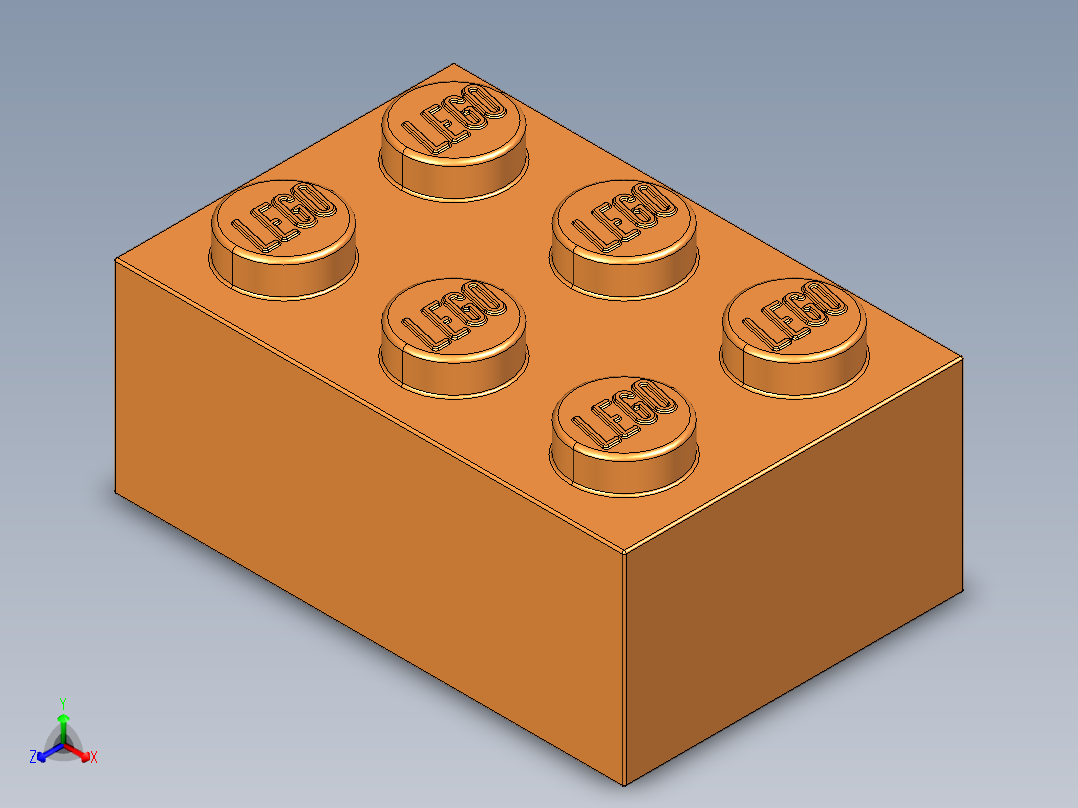 乐高套装 4421基本积木-4153826 - 3002 Bright Orange Brick 2 x 3.STEP
