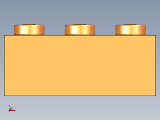 乐高套装 4421基本积木-4153826 - 3002 Bright Orange Brick 2 x 3.STEP前视缩略图