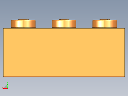 乐高套装 4421基本积木-4153826 - 3002 Bright Orange Brick 2 x 3.STEP后视缩略图