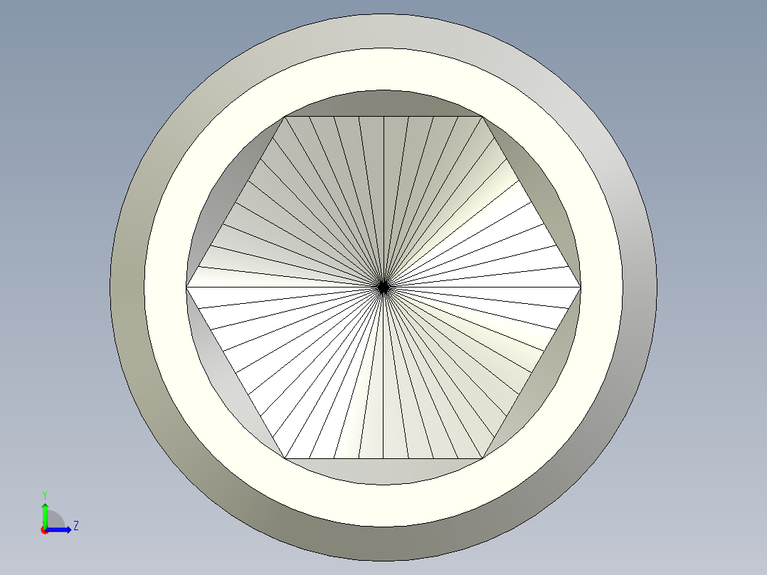 内六角螺钉-BOLT-M10-25-20-10-16-10-C1.stp左视图