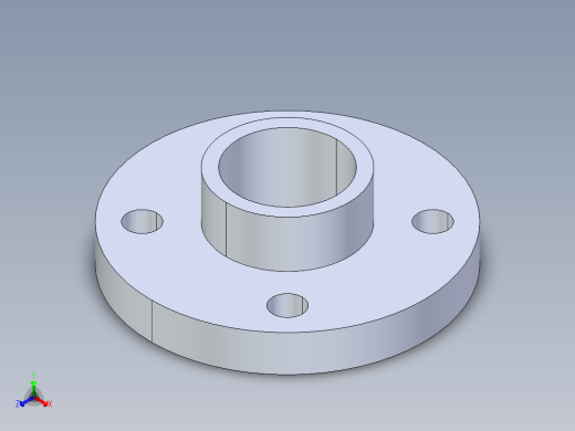 CPVC管件23-Sch80_Flange One-Piece_SOC_9851-012_1.25in