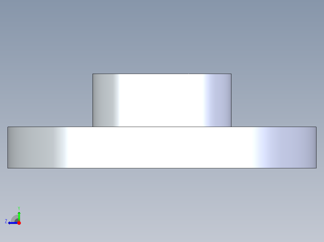 CPVC管件23-Sch80_Flange One-Piece_SOC_9851-012_1.25in右视图