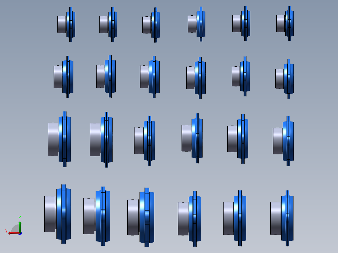 24种SAPFL200带座轴承集合大全后视图